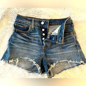 Vintage Levi cutoffs.